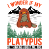 Schnabeltier Spruch Platypus