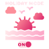 Holiday by the sea, sea icon, funny holiday saying
