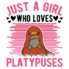 Schnabeltier Mädchen Platypus