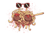 Dabbing Flying Spaghetti Monster Pastafari