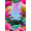 Cute Baby Axolotl