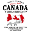 Canada - Polar Bear - Canada Flag
