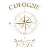Boussole Coordonnées GPS Cologne