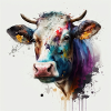 Cow water paint
