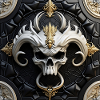 skull door