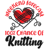 Knitting Knitter Weekend Forecast:
