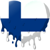 Finnland Flagge Suomi Finnische Fahne Herz