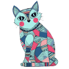 Patchwork Katze