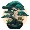 Artistic Bonsai Tree