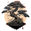 Gray Bonsai Tree