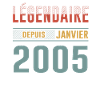 Légendaire Depuis Janvier 2005 Anniversaire