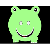 Runder Frosch