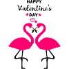 Flamingos Valentine's Day