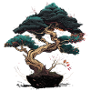Irregular Shape Bonsai Tree