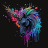 Regenbogen Einhorn