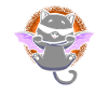 Katze Fledermaus