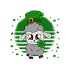 Sheep Shamrocks Saint Patrick's Day