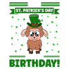 Sheep Shamrocks Saint Patrick's Day