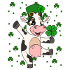 Mignon trèfle de vache Saint-Patrick