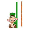 Mignon trèfle de vache Saint-Patrick