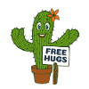 Free Hugs Cactus