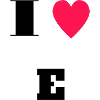 I love E