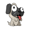 Dog Cartoon Pug
