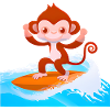 Singe Surfeur
