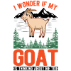 Chèvres Cadeau Chèvre Hôte Chèvre
