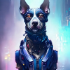Futuristic dog