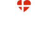Danmark flag Skandinavien Dansk flag hjerte