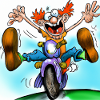 Clown Biker