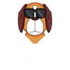 cooler Hund Bernhardiner Chef Spruch