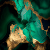 Elegant Emerald Green Marble
