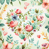 Blumenherz weißer Hintergrund