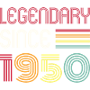 Birthday Legendary Since 1950