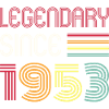 Birthday Legendary Since 1953