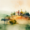 Italy Landscape Tuscany