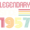 Birthday Legendary Since 1957