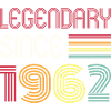 Birthday Legendary Since 1962