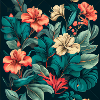 Tropical Flowers Floral