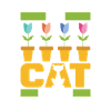Chat tulipe