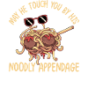 Dabbing Flying Spaghetti Monsters Pastafarian
