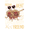 Dabbing Flying Spaghetti Monsters Pastafarian