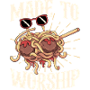 Dabbing Flying Spaghetti Monsters Pastafarian
