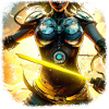 Gaming heroine with sword