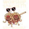Tupfende fliegende Spaghettimonster Pastafarian