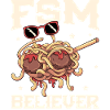 Dabbing Flying Spaghetti Monsters Pastafarian