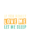 Let me sleep