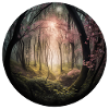Cherry blossom forest